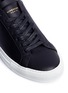 Detail View - Click To Enlarge - GIVENCHY - 'Urban Street' knot collar leather sneakers