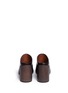 Back View - Click To Enlarge - GIVENCHY - '9 Edgy' wooden heel open toe leather mules