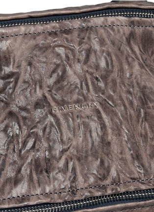 Detail View - Click To Enlarge - GIVENCHY - 'Pandora' small pepe sheepskin leather bag
