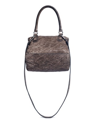 Back View - Click To Enlarge - GIVENCHY - 'Pandora' small pepe sheepskin leather bag