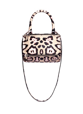 Main View - Click To Enlarge - GIVENCHY - 'Pandora' small jaguar print leather bag