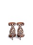 Back View - Click To Enlarge - GIVENCHY - '8 Infinity' jaguar print leather sandals