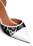 Detail View - Click To Enlarge - GIVENCHY - 'Escar 6' illusion heel lace leather pumps