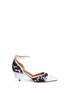 Main View - Click To Enlarge - GIVENCHY - 'Escar 6' illusion heel lace leather pumps