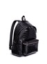 Front View - Click To Enlarge - SAINT LAURENT - 'Classic Hunting' croc embossed leather backpack