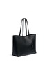 Front View - Click To Enlarge - SAINT LAURENT - Large calfskin leather tote