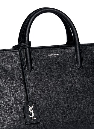 Detail View - Click To Enlarge - SAINT LAURENT - 'Rive Gauche' small grainy leather tote