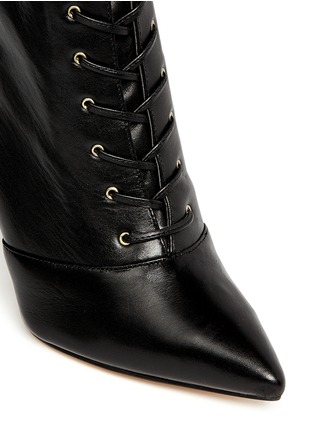 Detail View - Click To Enlarge - SAM EDELMAN - 'Bryton' lace-up leather boots