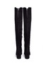 Back View - Click To Enlarge - SAM EDELMAN - 'Elina' suede thigh high boots