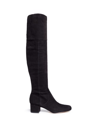 Main View - Click To Enlarge - SAM EDELMAN - 'Elina' suede thigh high boots