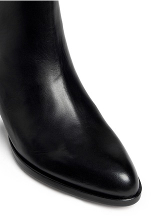 Detail View - Click To Enlarge - SAM EDELMAN - 'Joey' zip leather boots