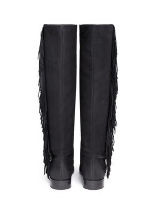 Back View - Click To Enlarge - SAM EDELMAN - 'Josephine' fringe leather boots