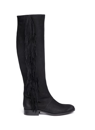 Main View - Click To Enlarge - SAM EDELMAN - 'Josephine' fringe leather boots