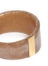 Detail View - Click To Enlarge - ISABEL MARANT - Brass panel pearlescent resin bangle
