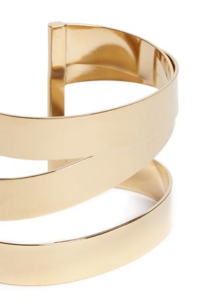 Detail View - Click To Enlarge - ISABEL MARANT - Three line brass cuff