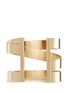 Figure View - Click To Enlarge - ISABEL MARANT - Three line brass cuff