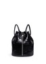 Figure View - Click To Enlarge - ELIZABETH AND JAMES - 'Cynnie Sling' croc effect leather bucket bag