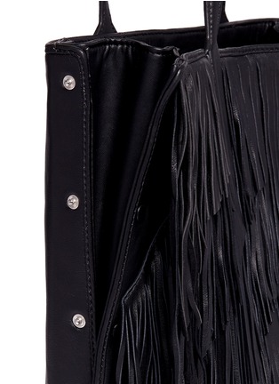 Detail View - Click To Enlarge - ELIZABETH AND JAMES - 'Scott' leather fringe tote