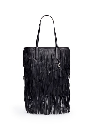 Main View - Click To Enlarge - ELIZABETH AND JAMES - 'Scott' leather fringe tote