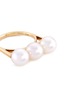 Detail View - Click To Enlarge - TASAKI - 'Balance' Akoya pearl 18k yellow gold ring