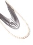  - TASAKI - Freshwater pearl silver tiered necklace