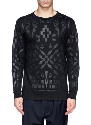 Main View - Click To Enlarge - MARCELO BURLON - 'Tami' rubberised graphic print T-shirt