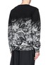 Back View - Click To Enlarge - MARCELO BURLON - Snake print cotton terry sweatshirt
