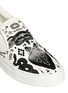 Detail View - Click To Enlarge - MARCELO BURLON - 'Patagonian' snake and graphic print skate slip-ons