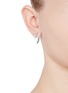 Figure View - Click To Enlarge - SHAUN LEANE - Silver talon earrings