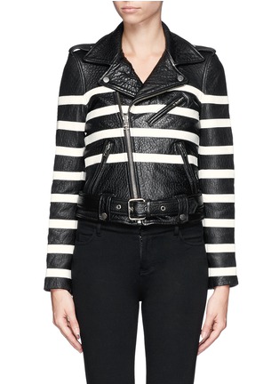Main View - Click To Enlarge - EACH X OTHER - X Robert Montgomery lamb leather jacket