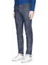 Front View - Click To Enlarge - DENHAM - 'Viss' slim fit selvedge jeans