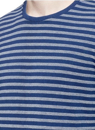 Detail View - Click To Enlarge - DENHAM - 'Signature' stripe long sleeve T-shirt