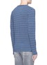 Back View - Click To Enlarge - DENHAM - 'Signature' stripe long sleeve T-shirt