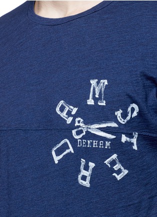 Detail View - Click To Enlarge - DENHAM - Logo print cotton jersey T-shirt