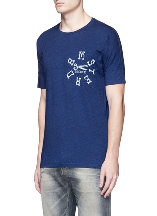 Front View - Click To Enlarge - DENHAM - Logo print cotton jersey T-shirt