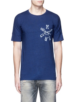 Main View - Click To Enlarge - DENHAM - Logo print cotton jersey T-shirt