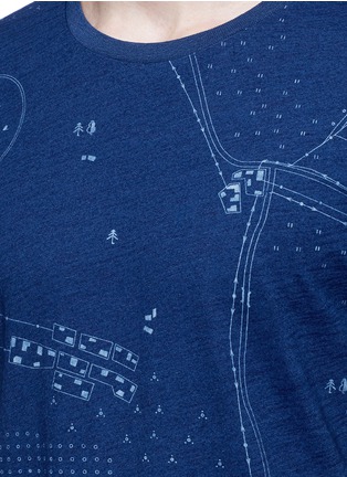 Detail View - Click To Enlarge - DENHAM - Landloper' map print T-shirt