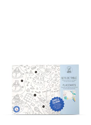 Main View - Click To Enlarge - OMY - Colouring paper placemats — Games