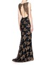 Figure View - Click To Enlarge - ALICE & OLIVIA - Katrina sleeveless keyhole open back long gown