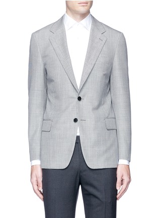Main View - Click To Enlarge - TOMORROWLAND - Houndstooth mohair-wool blazer