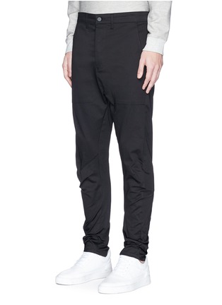 Front View - Click To Enlarge - BASSIKE - 'Helix' cotton drill pants