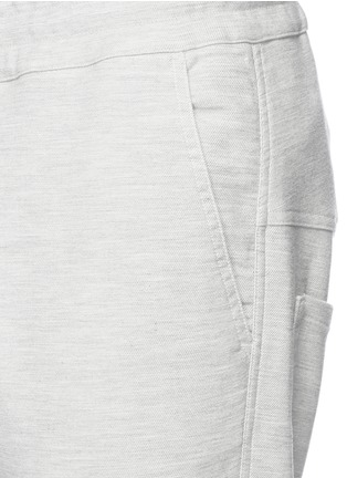 Detail View - Click To Enlarge - BASSIKE - Cotton twill track pants