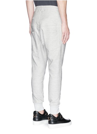 Back View - Click To Enlarge - BASSIKE - Cotton twill track pants