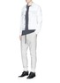 Figure View - Click To Enlarge - BASSIKE - Cotton twill track pants