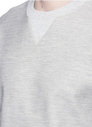 Detail View - Click To Enlarge - BASSIKE - Cotton twill sweatshirt