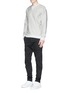 Figure View - Click To Enlarge - BASSIKE - Cotton twill sweatshirt