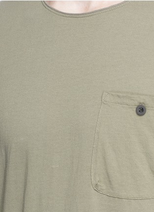 Detail View - Click To Enlarge - BASSIKE - Patch pocket organic cotton T-shirt