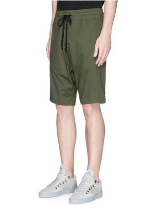 Front View - Click To Enlarge - BASSIKE - 'Combat' cotton twill shorts