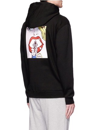 Back View - Click To Enlarge - 73334 - Comic graphic print hoodie