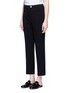 Front View - Click To Enlarge - HELMUT LANG - Cropped technical suiting pants
